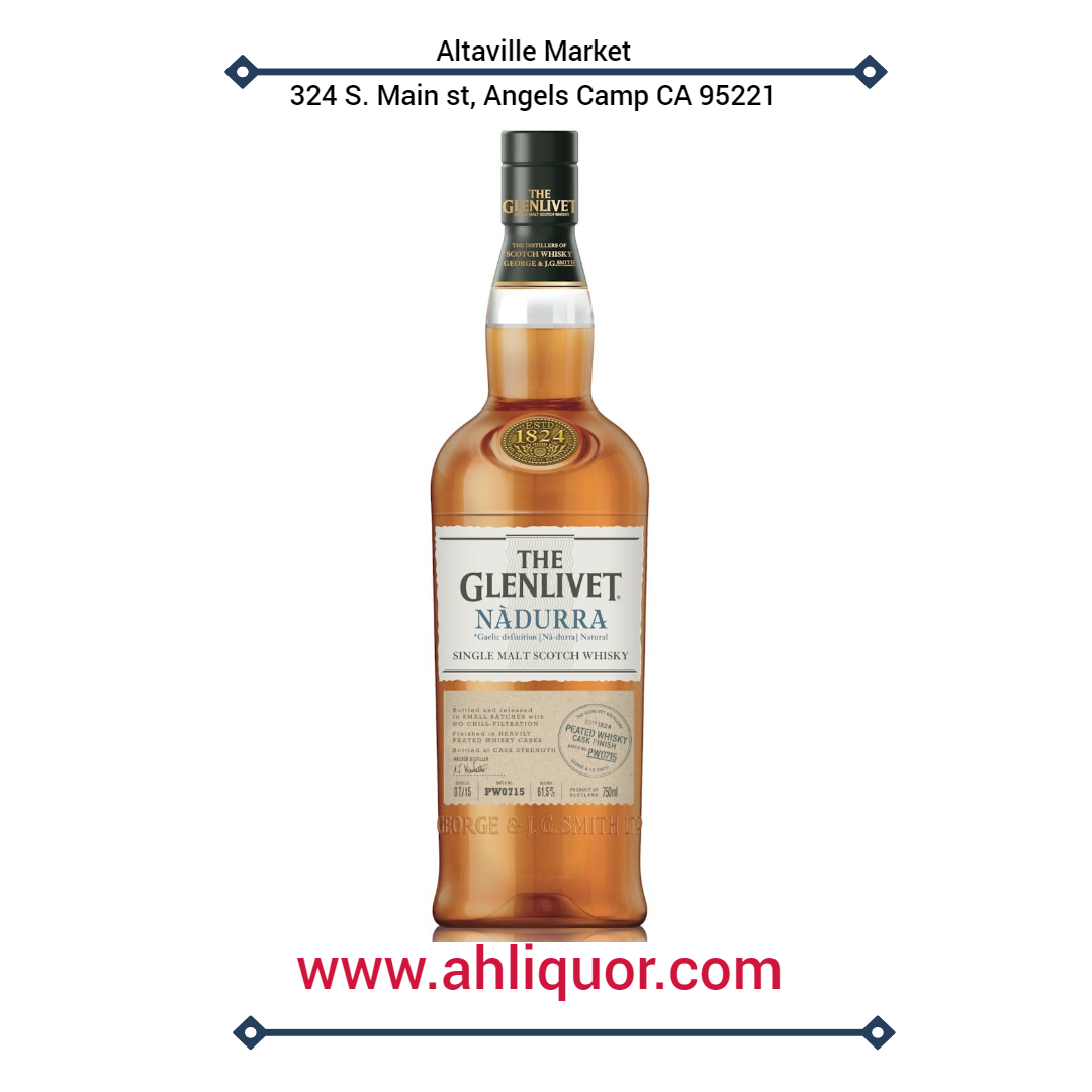 Glenlivet Nadurra Peated Scotch Whiskey