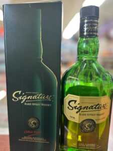 Signature rare spirit whisky