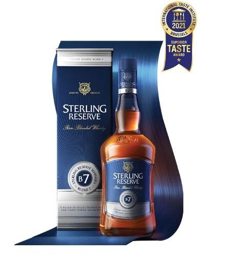 Streling-reserve Indian whisky