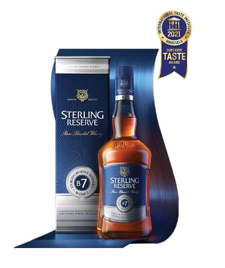 Streling-reserve Indian whisky